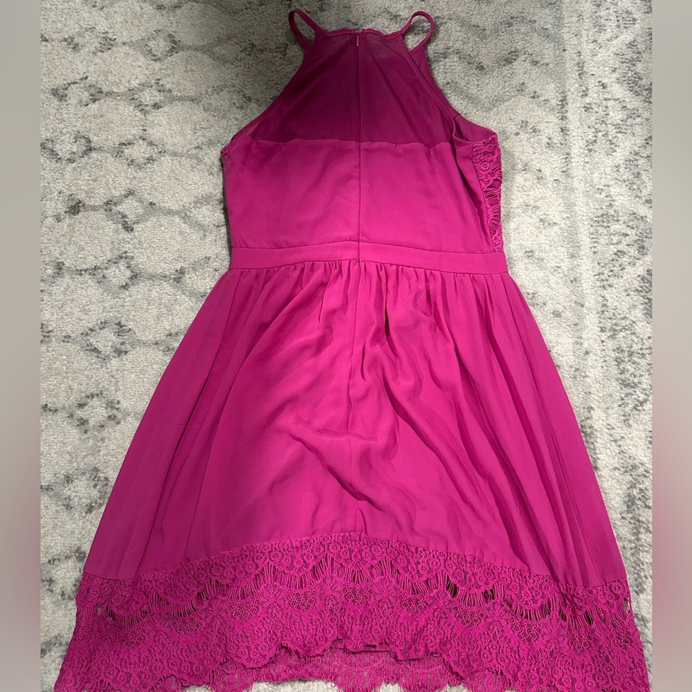 Francesca’s Dark Pink Dress - Picture 4 of 5